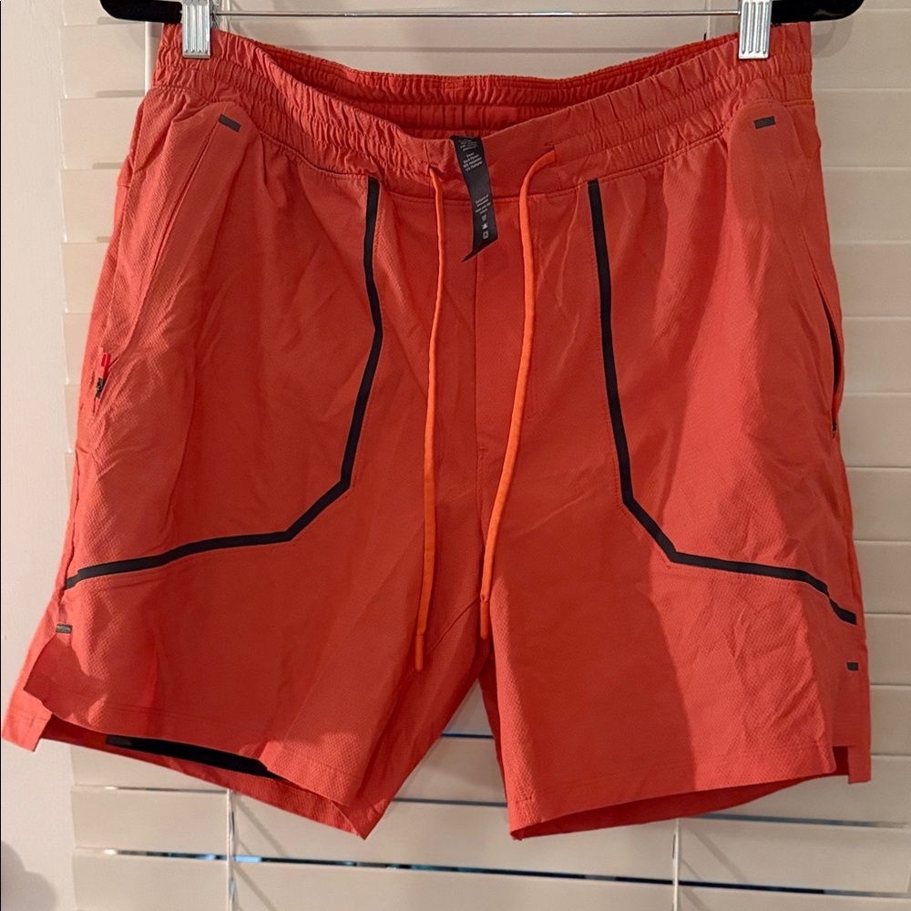 Men's Orange Shorts